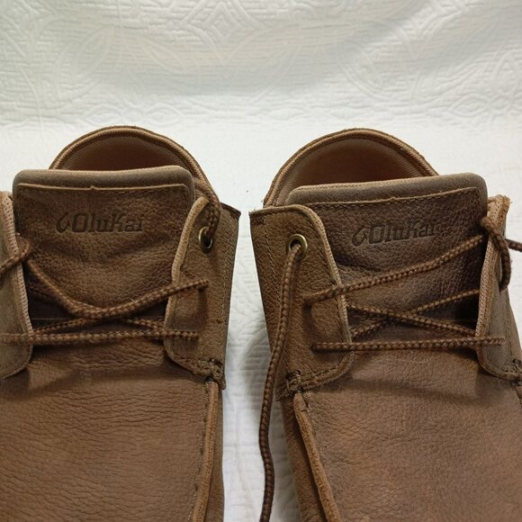 Olukai Hamakuapoko Mens Leather Lace-Up Shoes US 9.5 EU 42.5 Casual & Durable - Picture 10 of 10